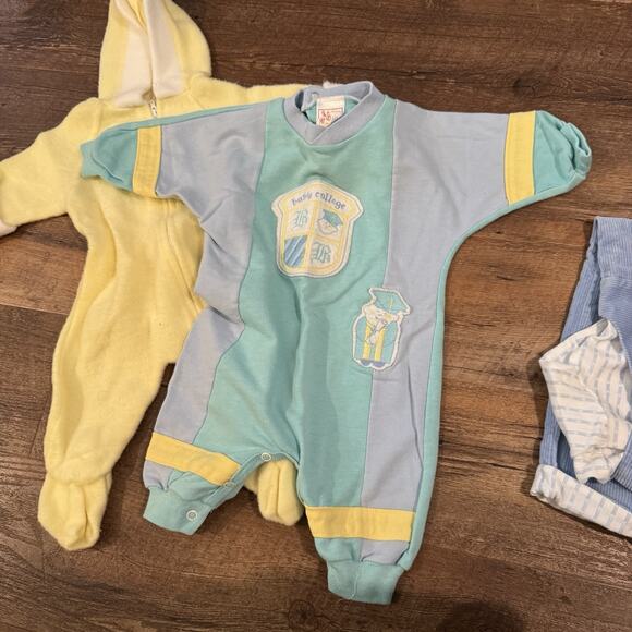 Vintage Baby Boy Clothes 6-9 Mo 4-Outfit Lot 1990s Buster Brown Healthtex READ - Picture 12 of 16